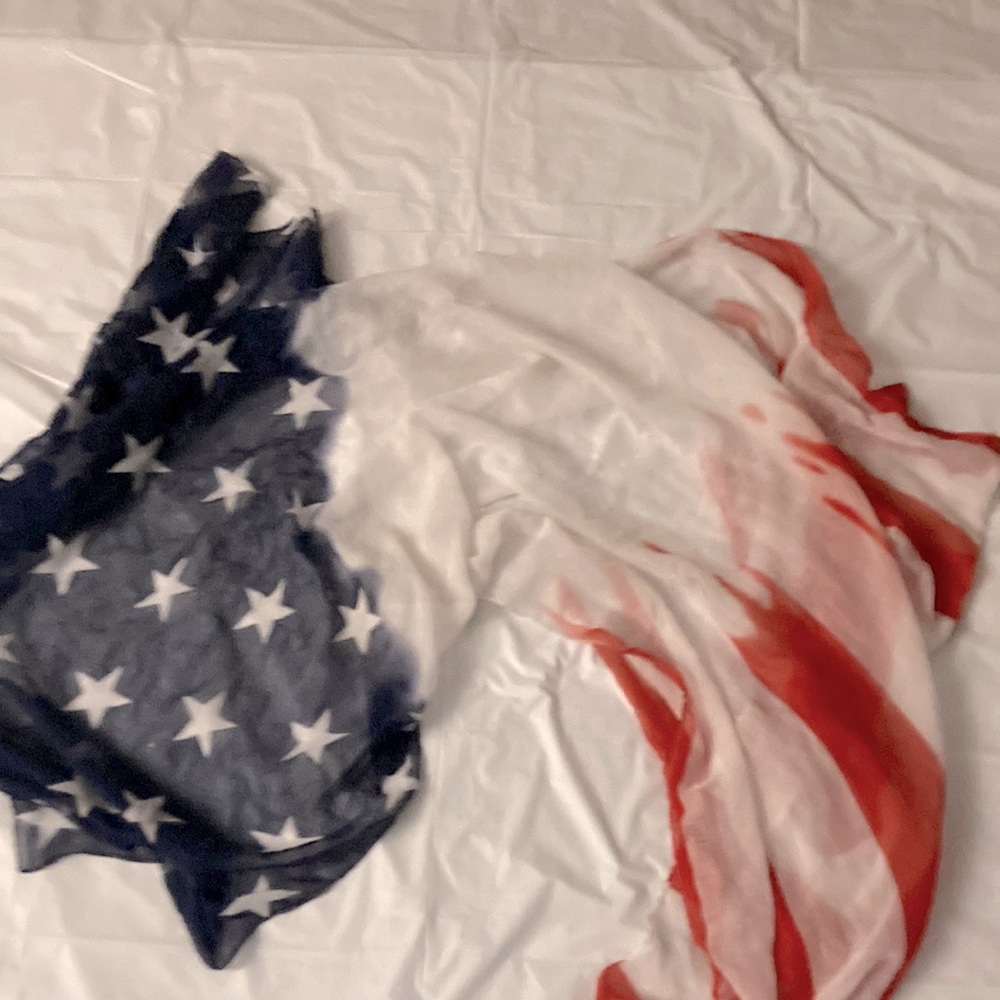 American flag scarf